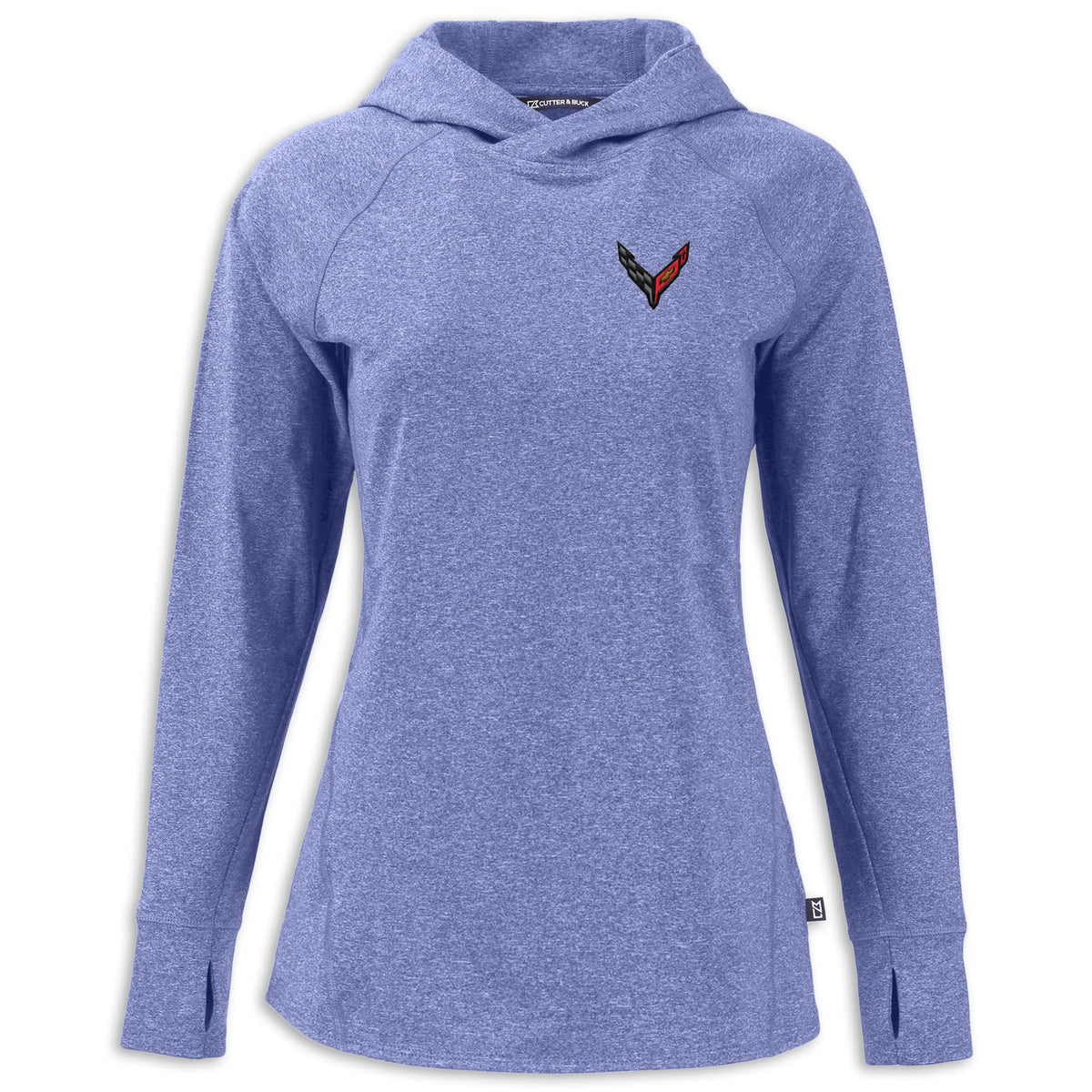 C8 Ladies Hooded Pullover - Tour Blue Heather