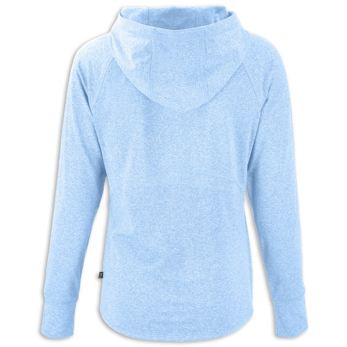 C8 Ladies Hooded Pullover - Atlas Heather - Back