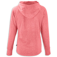 C8 Ladies Hooded Pullover - Cardinal Red Heather - Back