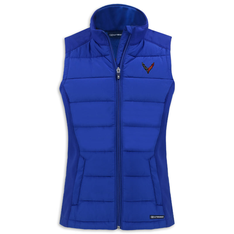 C8 Ladies Soft Shell Vest | Tour Blue