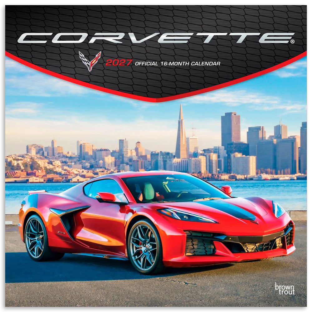 2027 Corvette 16-Month Calendar