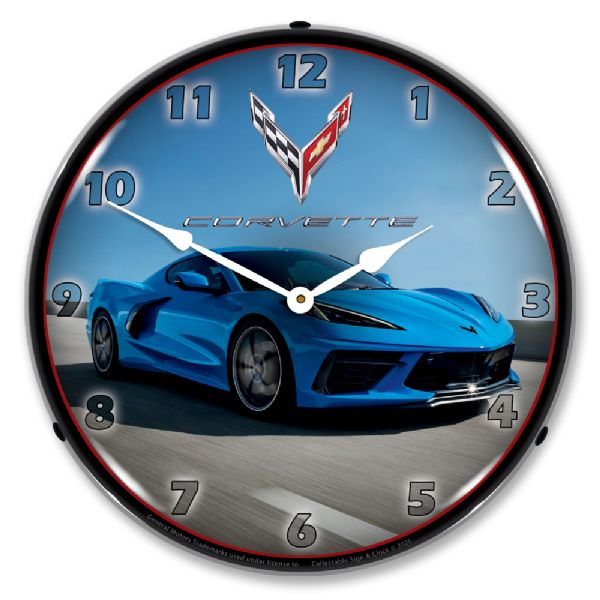 C8 Corvette in Blue