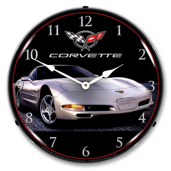 C5 Corvette in Silver