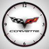 Corvette C6 | 14" LED Backlit Clock - Front