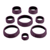 C7 Color-Matched Interior Knob Cover Kit - Black Rose