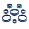 C7 Color-Matched Interior Knob Cover Kit - Blue My Mind