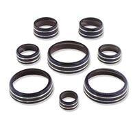 C7 Color-Matched Interior Knob Cover Kit - Blue Ray Metallic