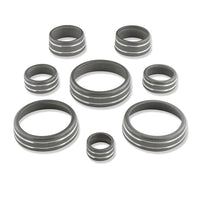 C7 Color-Matched Interior Knob Cover Kit - Fusion Gray