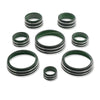 C7 Color-Matched Interior Knob Cover Kit - Rain Forest Green