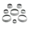 C7 Color-Matched Interior Knob Cover Kit - Silver Ice Metallic