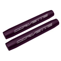 C7 Trunk Shock Covers - Corvette Signature - Black Rose