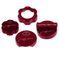 C7 Under Hood Cap Cover Kit - Stingray Gesture - Long Beach Red